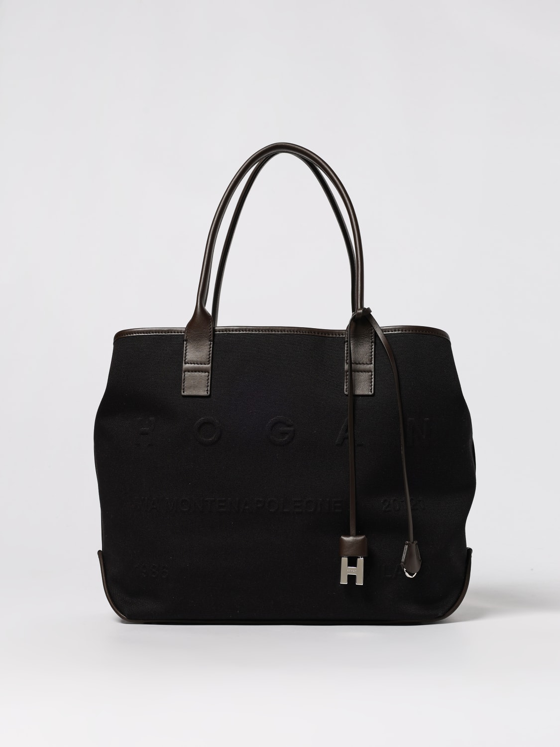 HOGAN BOLSO TOTE: Bolso de hombro mujer Hogan, Negro - Img 1