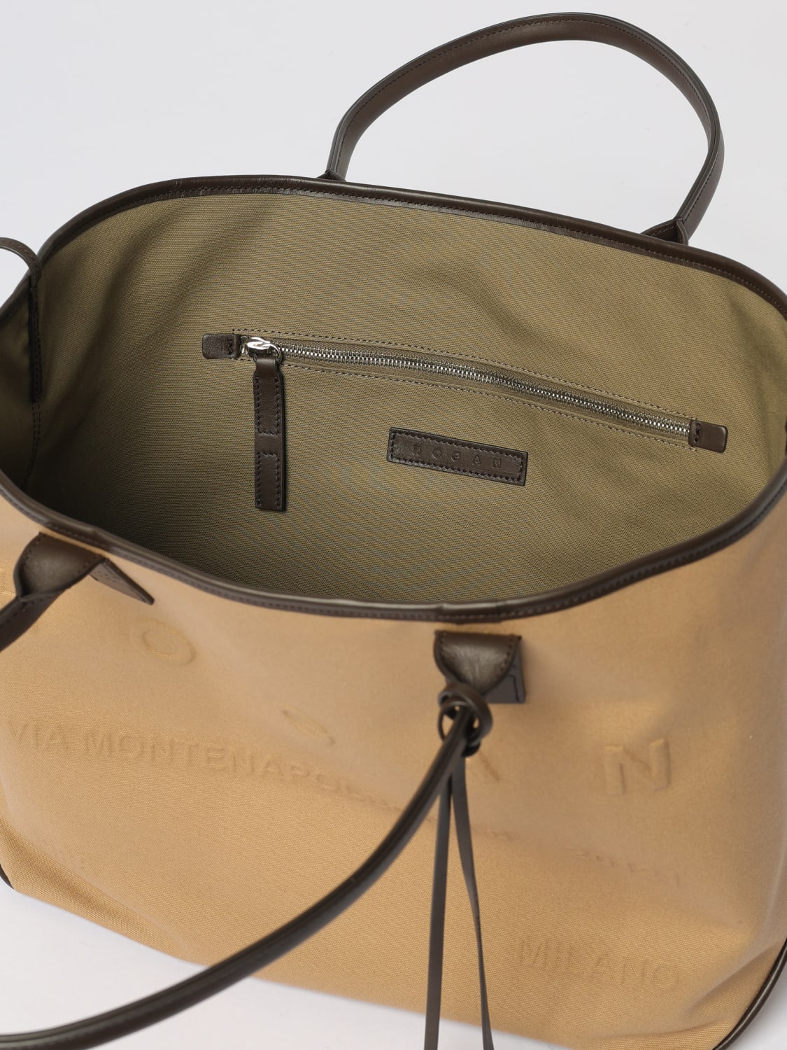 HOGAN TOTE BAG: Shoulder bag woman Hogan, Sand - Img 4