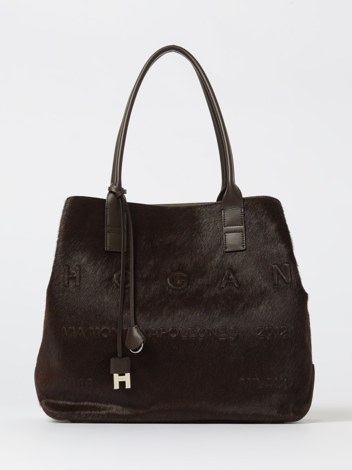 HOGAN SCHULTERTASCHE: Schultertasche damen Hogan, Dark - Img 1