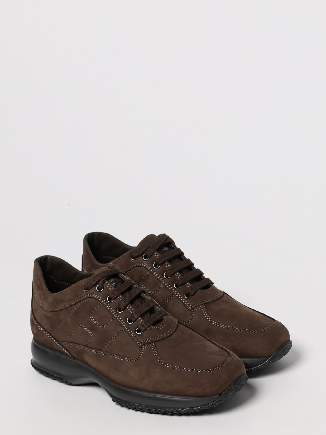 HOGAN SNEAKERS: Shoes men Hogan, Brown - Img 2