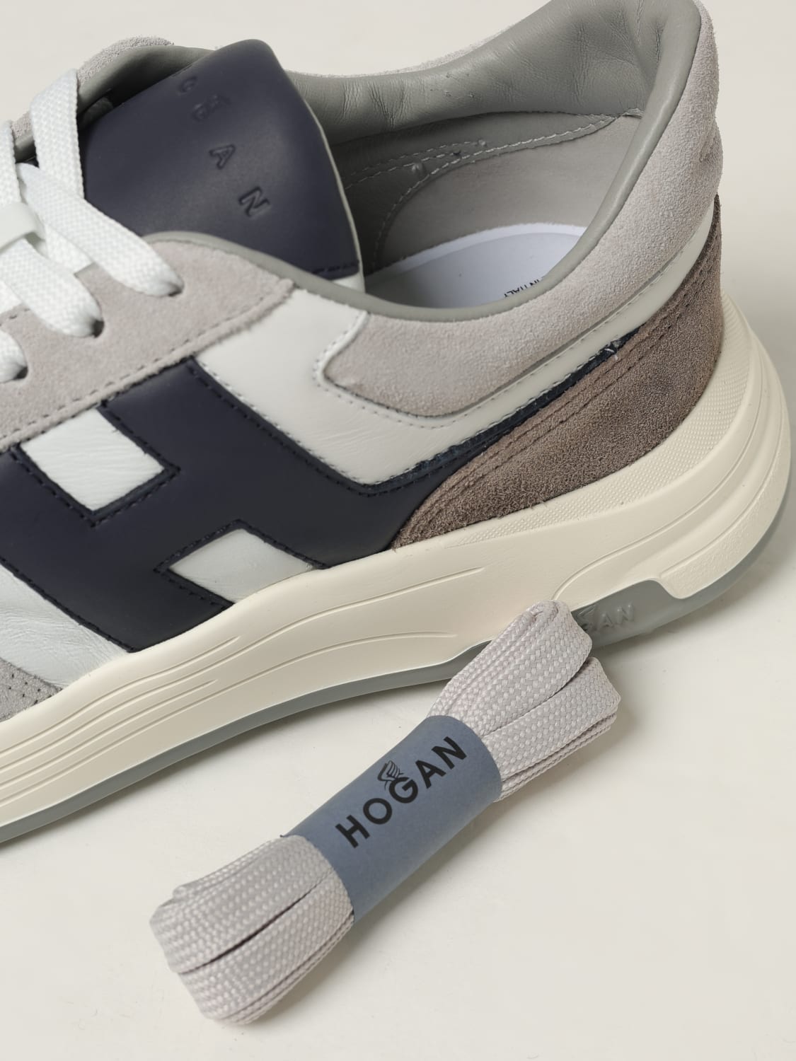 HOGAN BASKETS: Chaussures homme Hogan, Blanc - Img 4