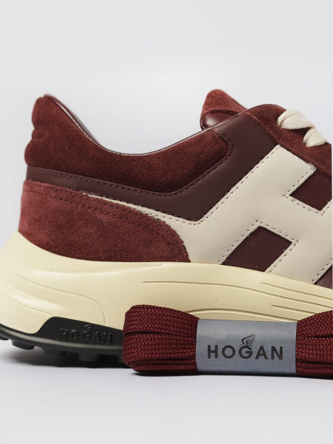 HOGAN SNEAKERS: Sneakers Hyperlight Hogan in pelle , Viola - Img 4