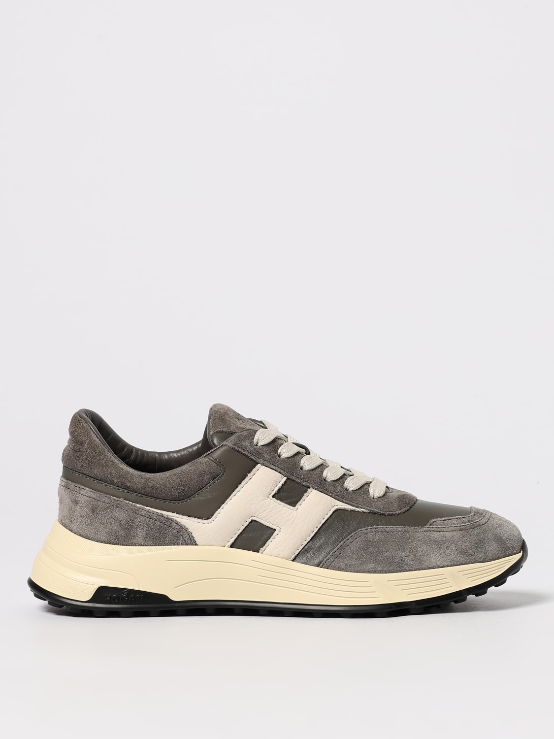 HOGAN SNEAKERS: Sneakers Hyperlight Hogan in pelle , Grigio - Img 1