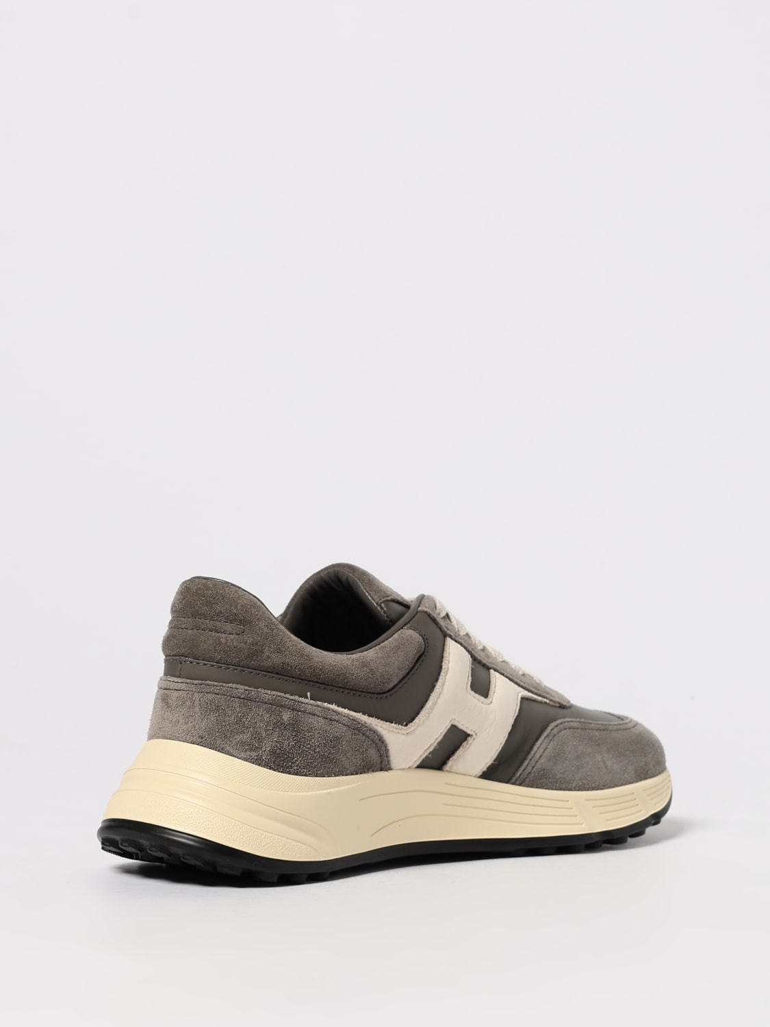 HOGAN SNEAKERS: Sneakers Hyperlight Hogan in pelle , Grigio - Img 3