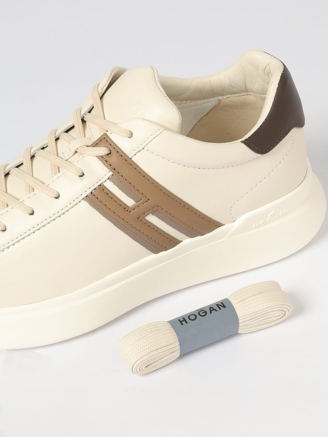 HOGAN SNEAKERS: Sneakers men Hogan, Ivory - Img 4