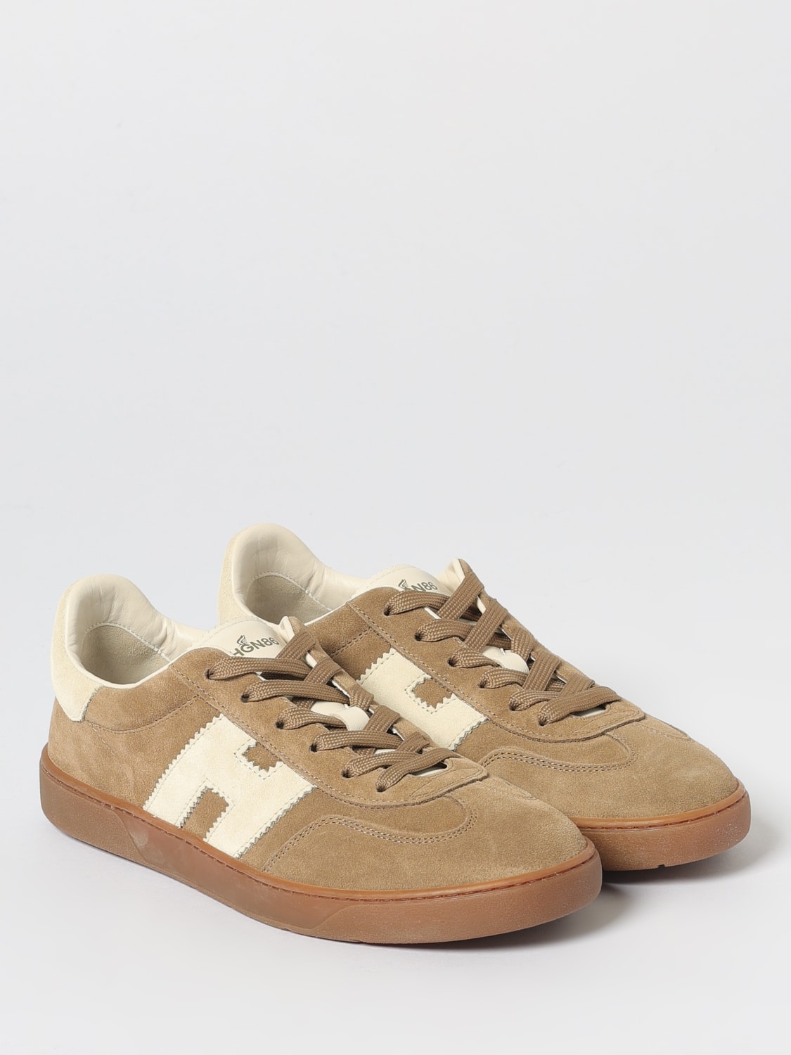 HOGAN SNEAKERS: Sneakers Cool Hogan in camoscio , Beige - Img 2