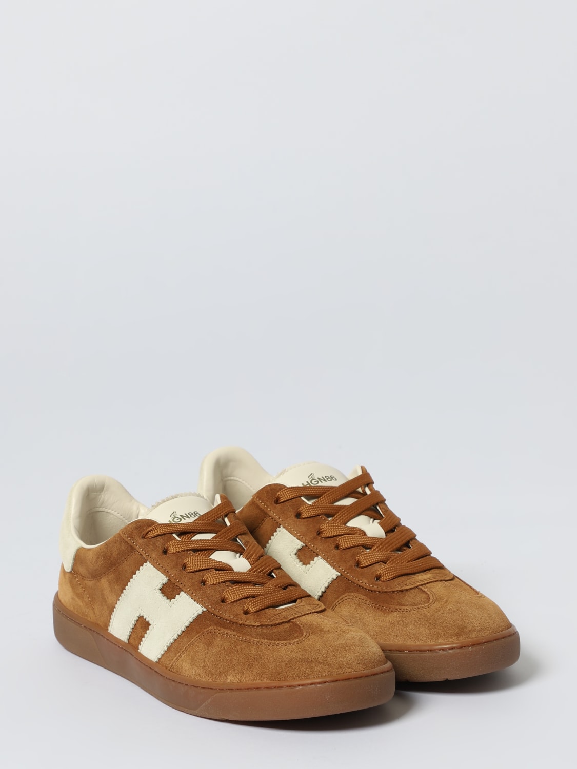 HOGAN SNEAKERS: Sneakers Cool Hogan in camoscio , Marrone - Img 2