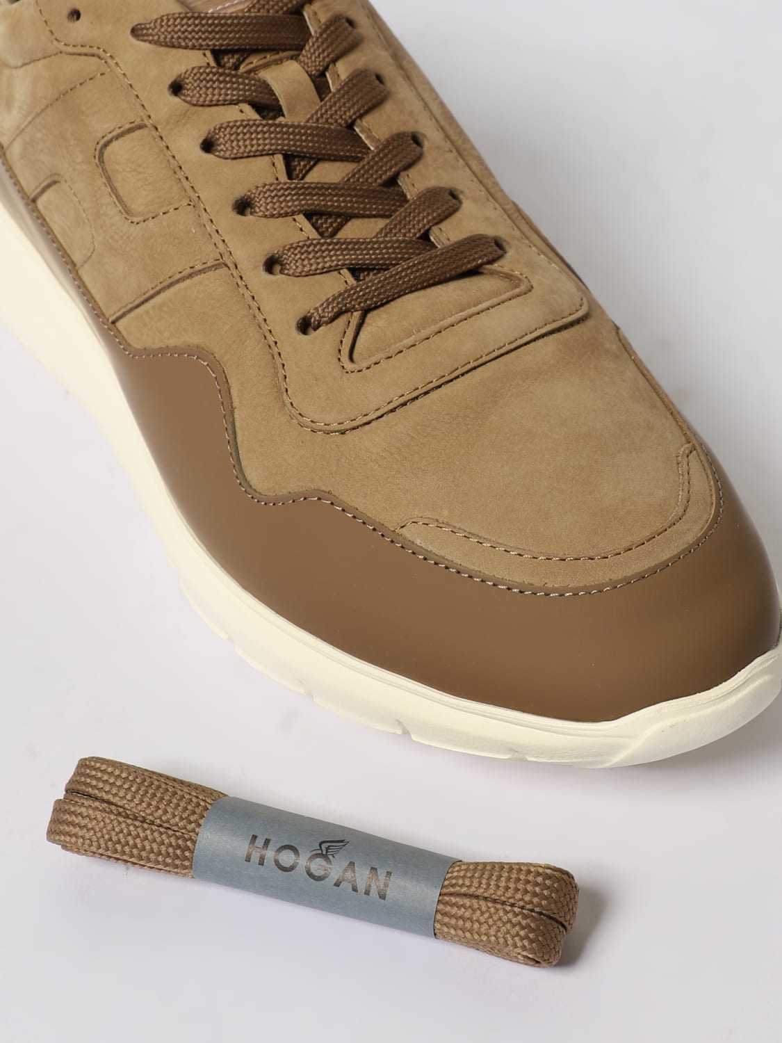 HOGAN ZAPATILLAS: Zapatillas hombre Hogan, Marrón - Img 4