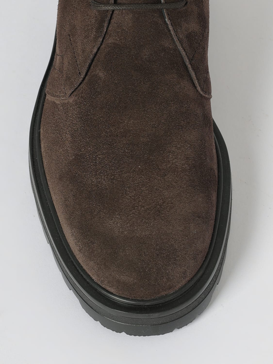 HOGAN BOTAS: Zapatos hombre Hogan, Marrón Oscuro - Img 4