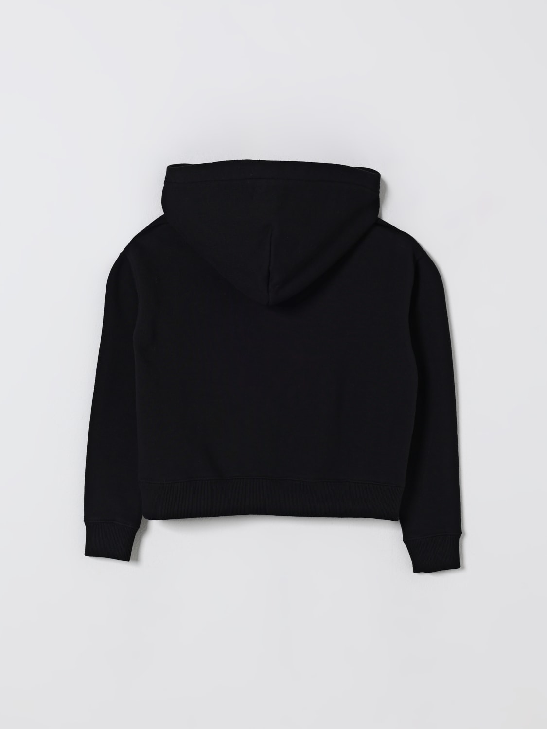 MC2 SAINT BARTH MAGLIA: Felpa Mindy w jr con cappuccio e logo MC2 Saint Barth, Nero - Img 2