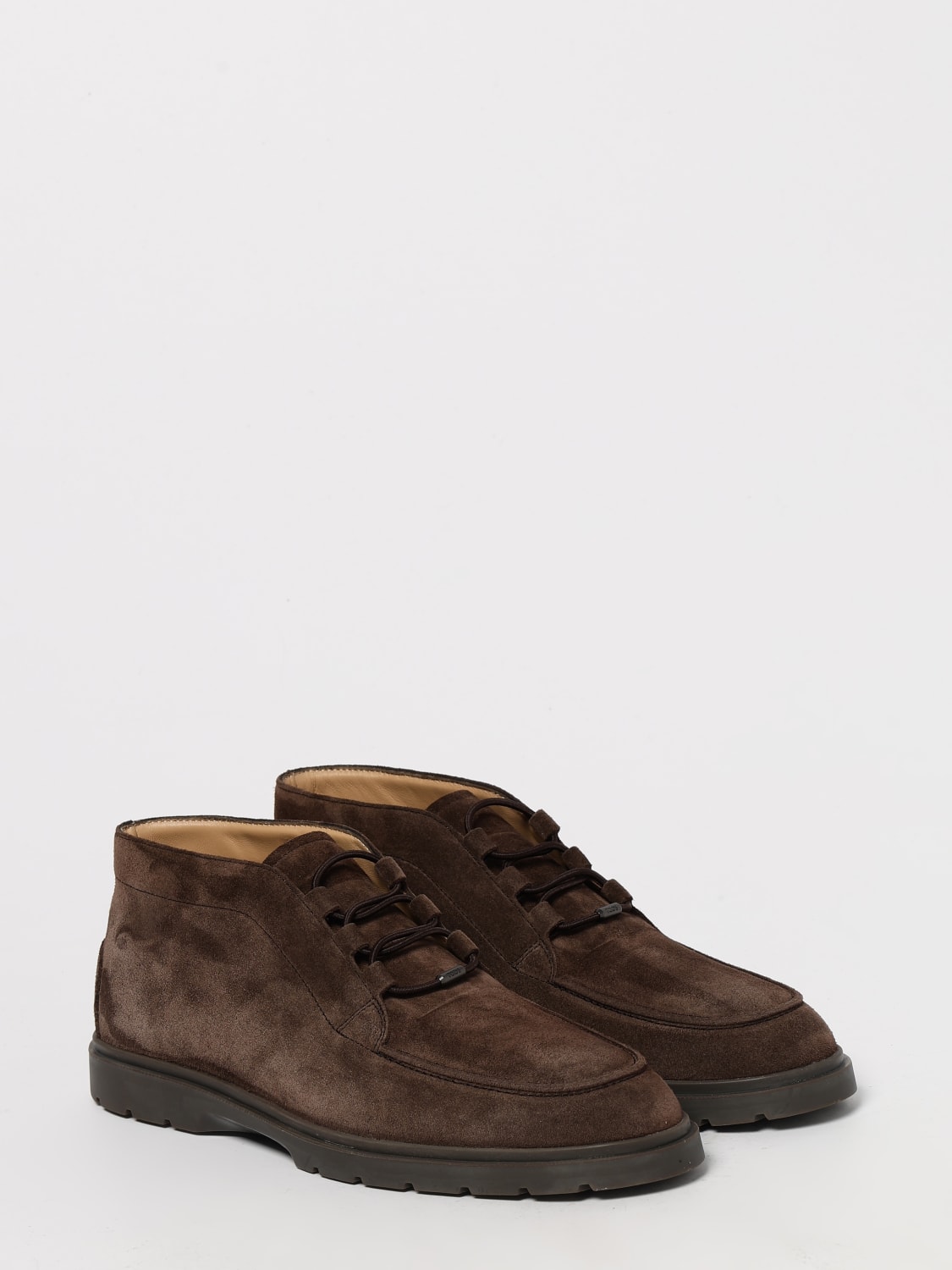 TOD'S STIVALETTI: Polacchino Tod's in camoscio , Marrone - Img 2