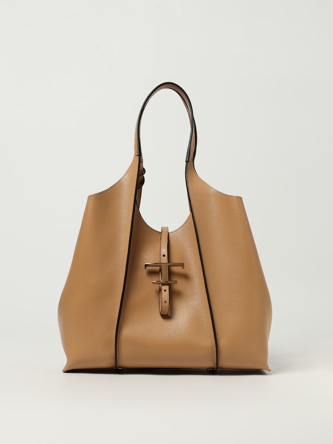 TOD'S SCHULTERTASCHE: Schultertasche damen Tod's, Camel - Img 1