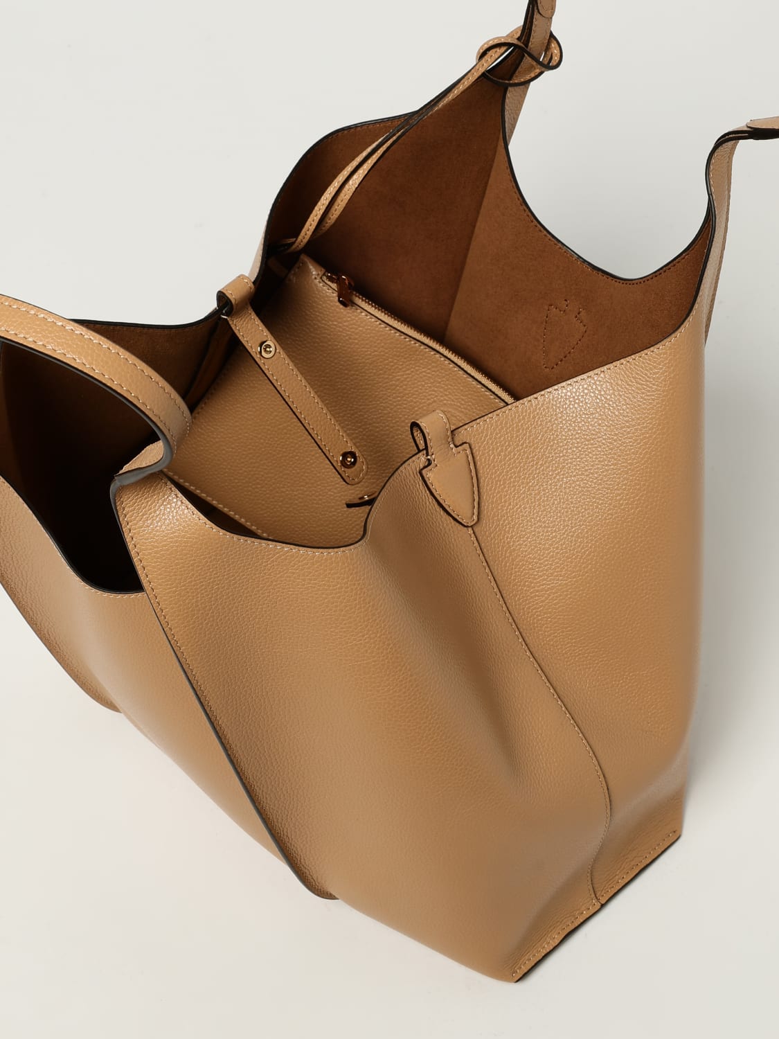 TOD'S SCHULTERTASCHE: Schultertasche damen Tod's, Camel - Img 4