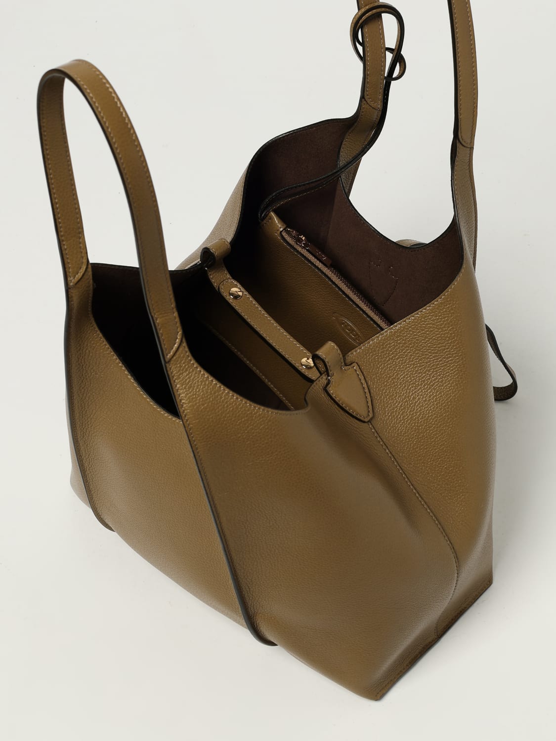 TOD'S SAC PORTÉ ÉPAULE: Sac porté épaule femme Tod's, Marron - Img 4
