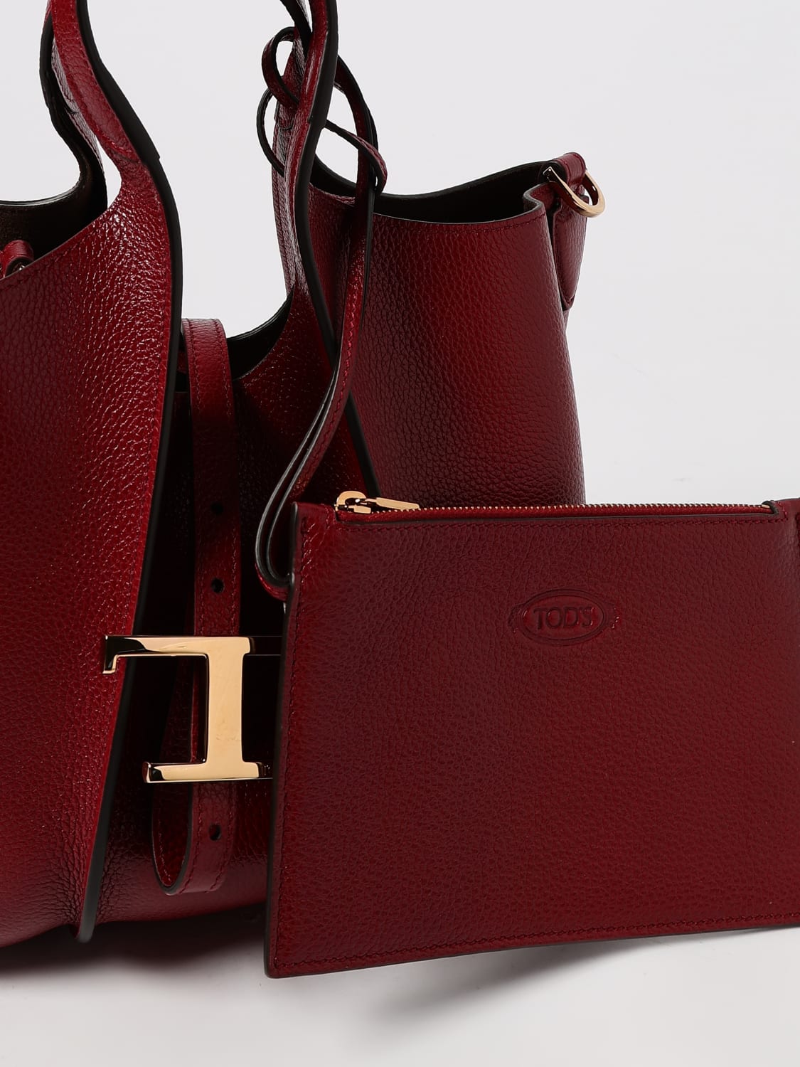 TOD'S SAC PORTÉ ÉPAULE: Sac porté épaule femme Tod's, Rouge - Img 3