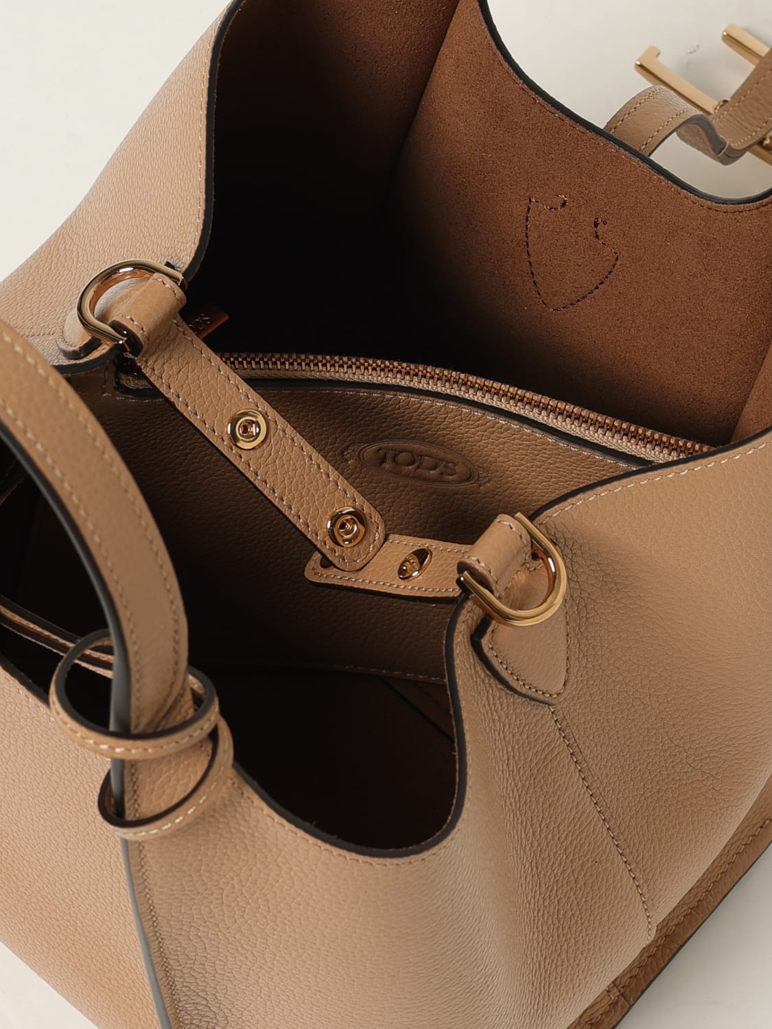 TOD'S BOLSO DE HOMBRO: Bolso de hombro mujer Tod's, Camello - Img 4