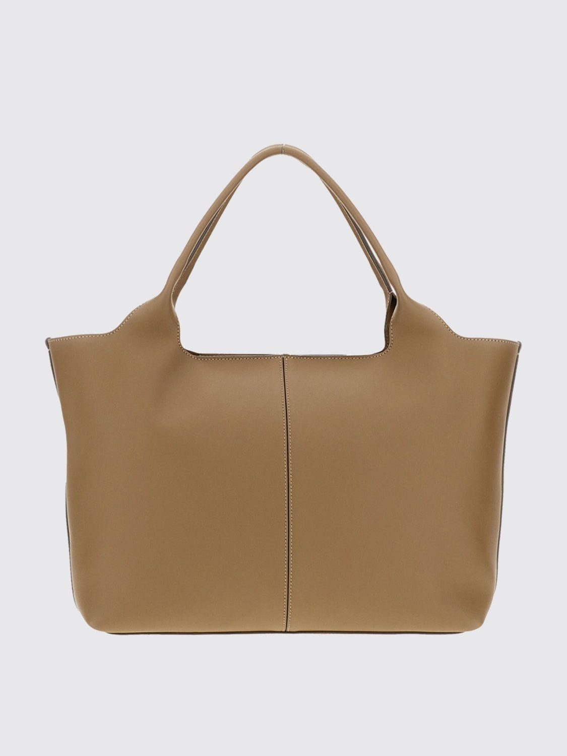 TOD'S BORSA A MANO: Borsa a mano Barretta in pelle di vitello Tod's, Marrone - Img 2