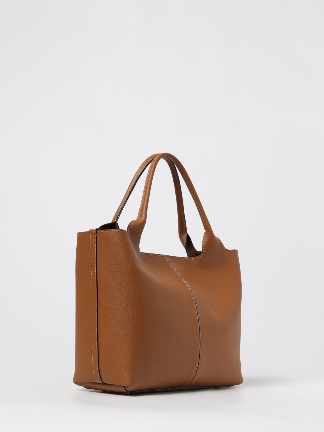 TOD'S BORSA A MANO: Borsa a mano Barretta in pelle di vitello Tod's, Cuoio - Img 2