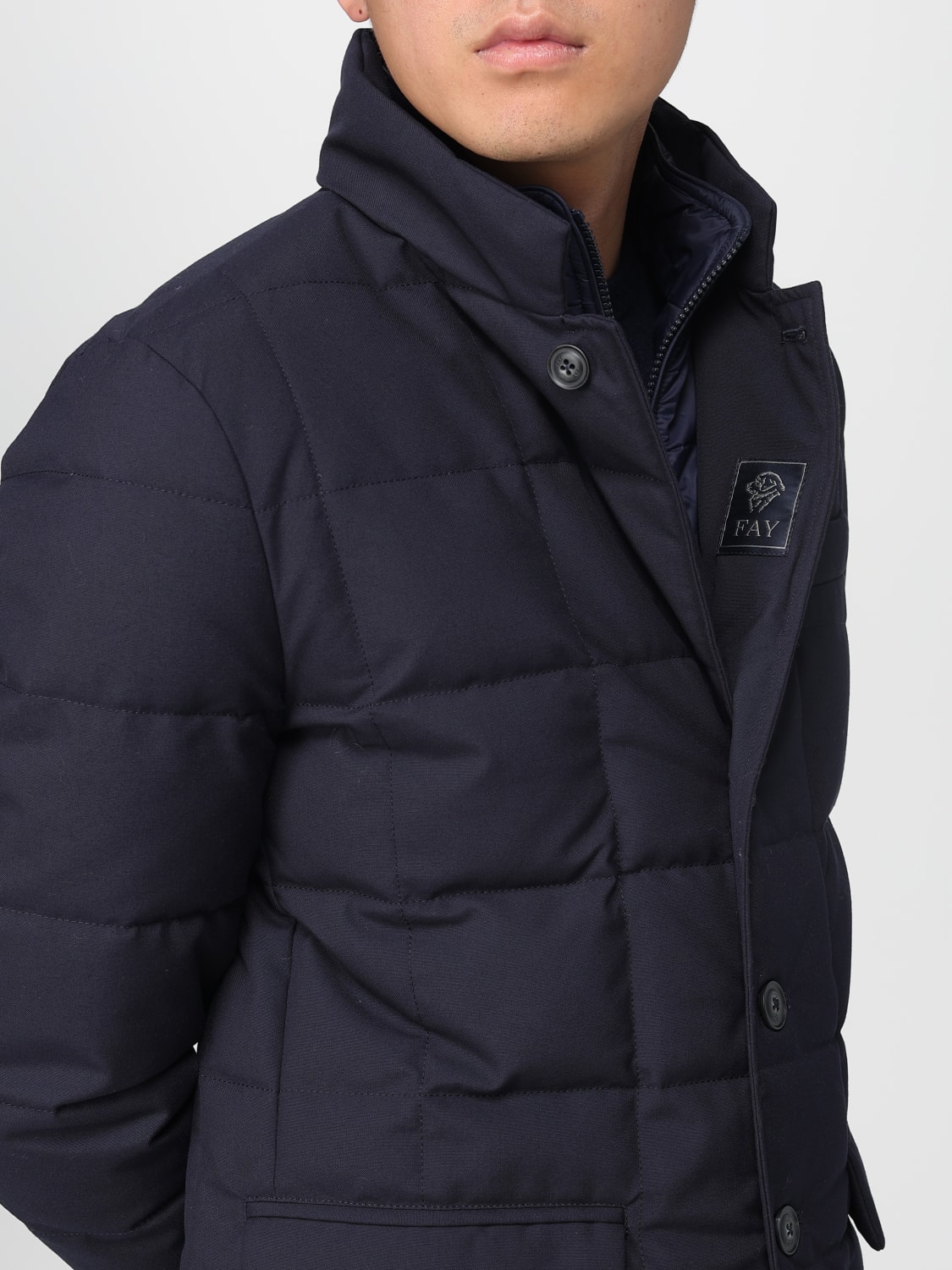 FAY JACKET: Jacket men Fay, Navy - Img 4