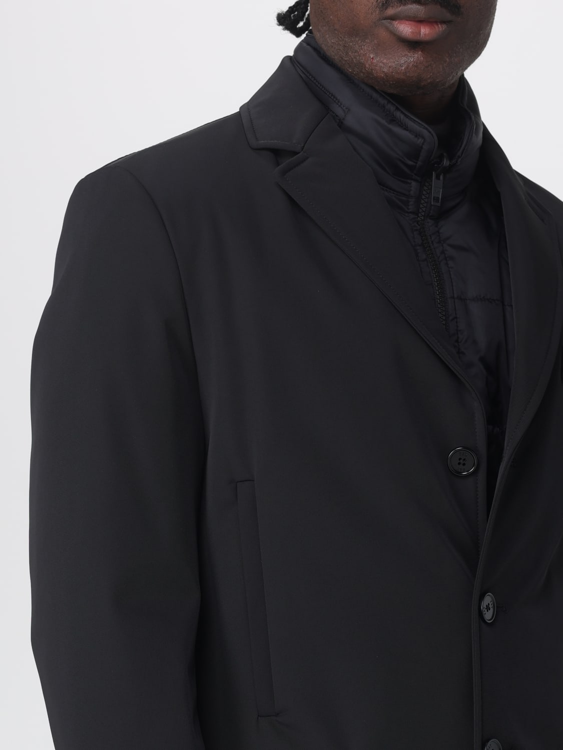 FAY MANTEL: Mantel herren Fay, Schwarz - Img 4