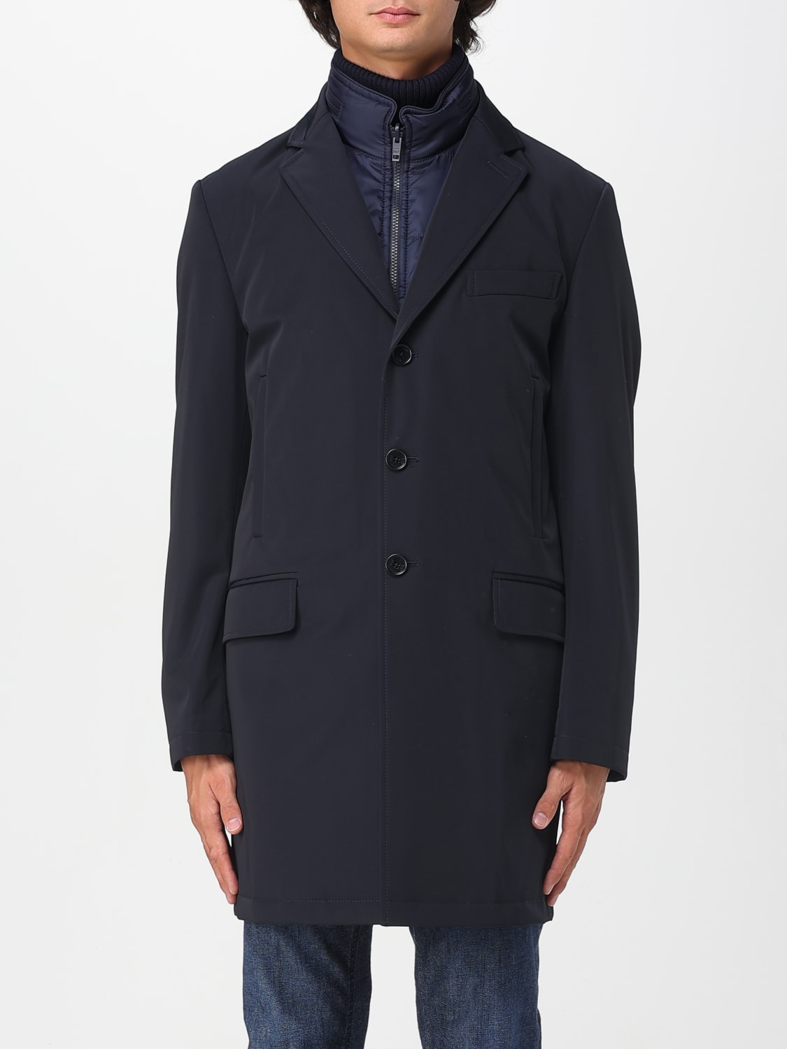 FAY COAT: Coat men Fay, Navy - Img 1