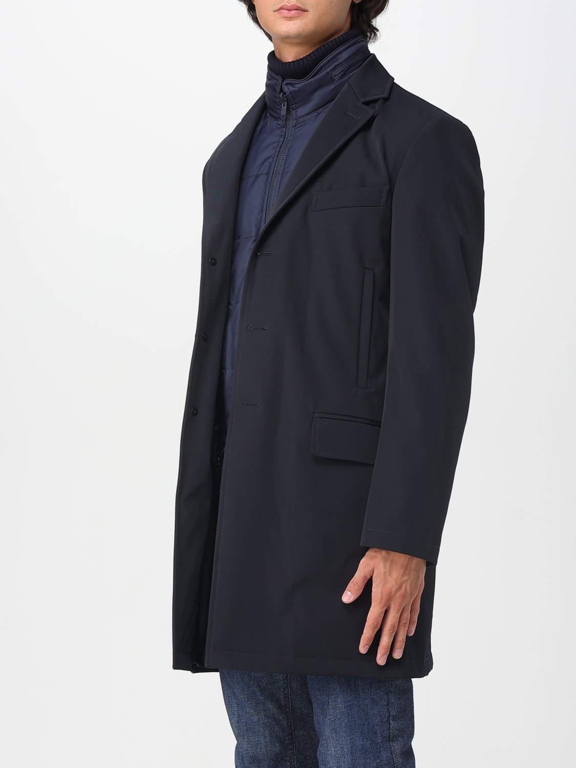 FAY COAT: Coat men Fay, Navy - Img 3