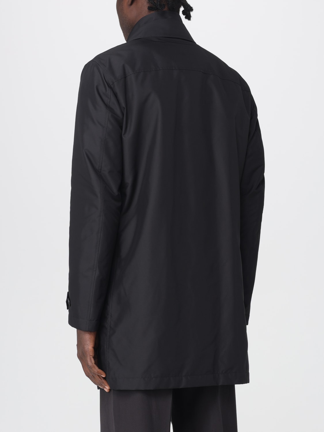 FAY GIACCA: Impermeabile Fay in nylon , Nero - Img 2