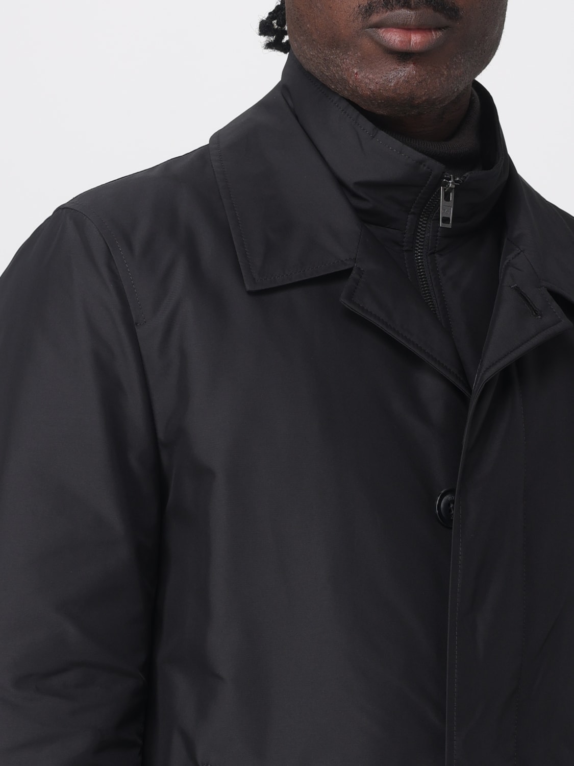 FAY GIACCA: Impermeabile Fay in nylon , Nero - Img 4