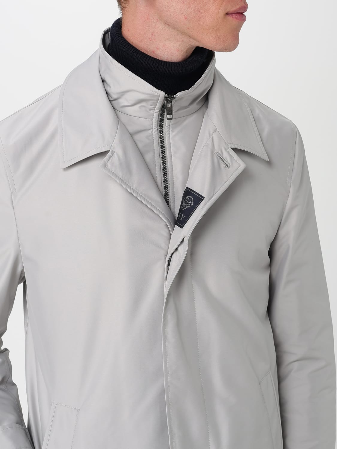 FAY GIACCA: Impermeabile Fay in nylon , Marrone - Img 4