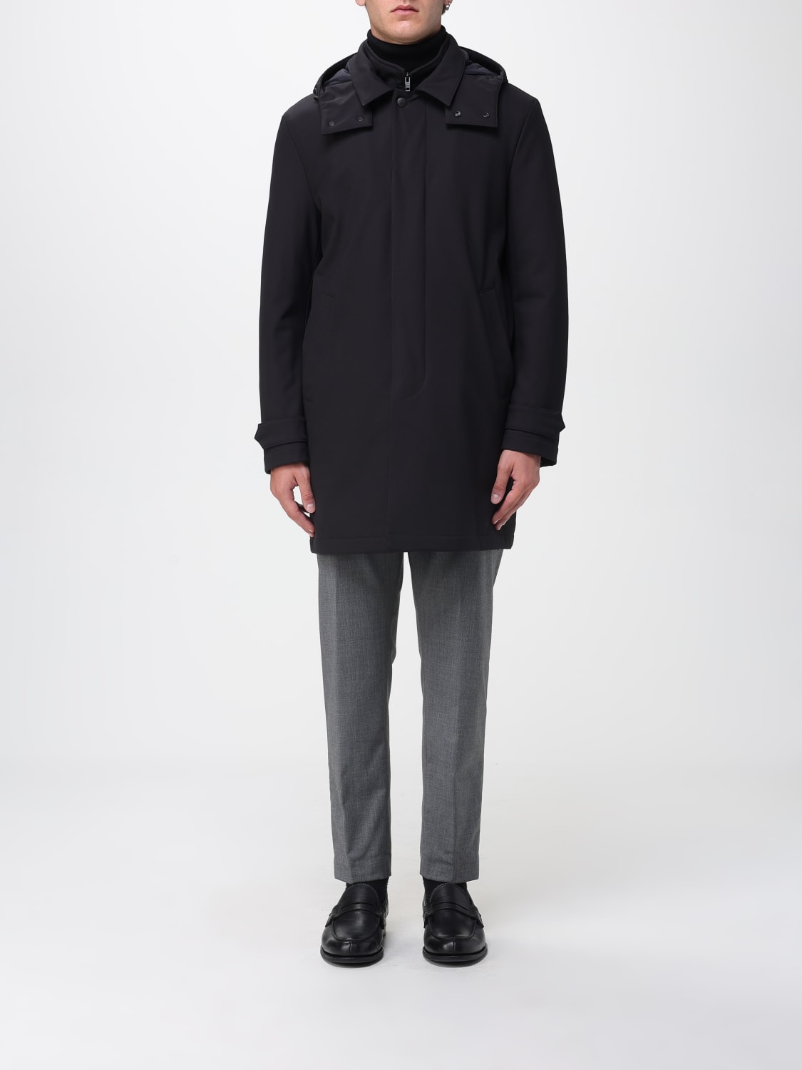 FAY JACKET: Coat men Fay, Black - Img 1