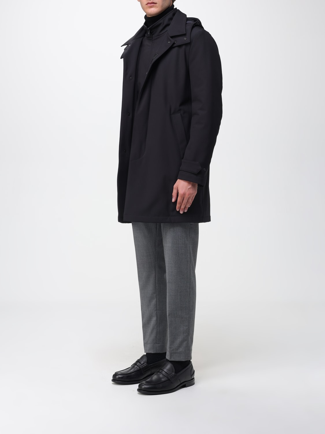 FAY JACKET: Coat men Fay, Black - Img 3