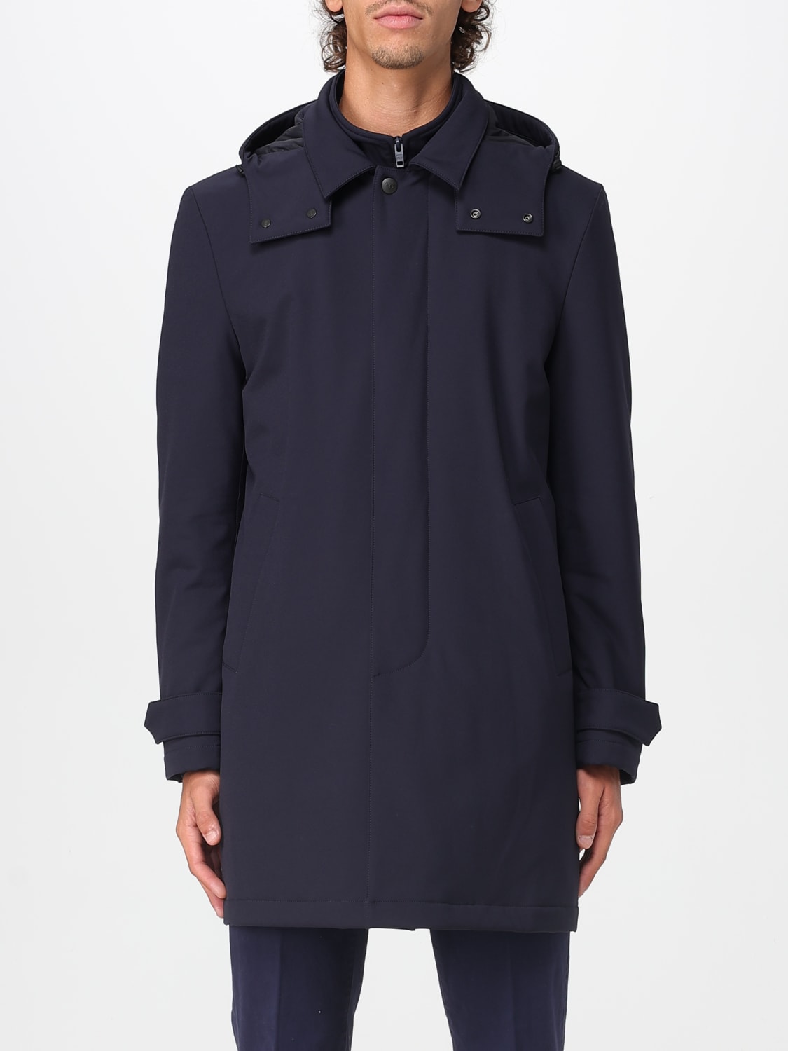 FAY GIACCA: Giubbotto Fay in nylon , Blue Navy - Img 1