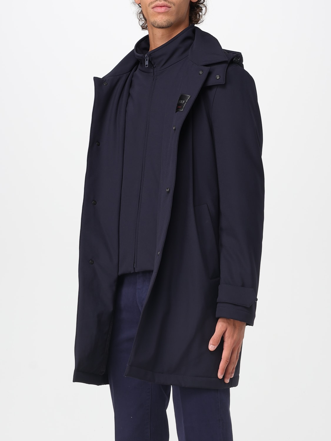 FAY GIACCA: Giubbotto Fay in nylon , Blue Navy - Img 3