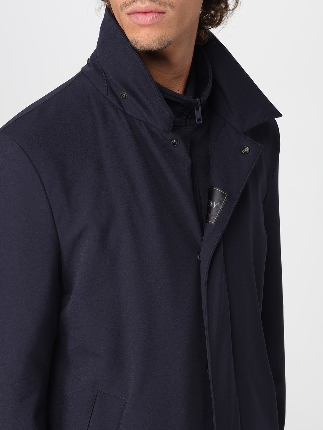 FAY GIACCA: Giubbotto Fay in nylon , Blue Navy - Img 4