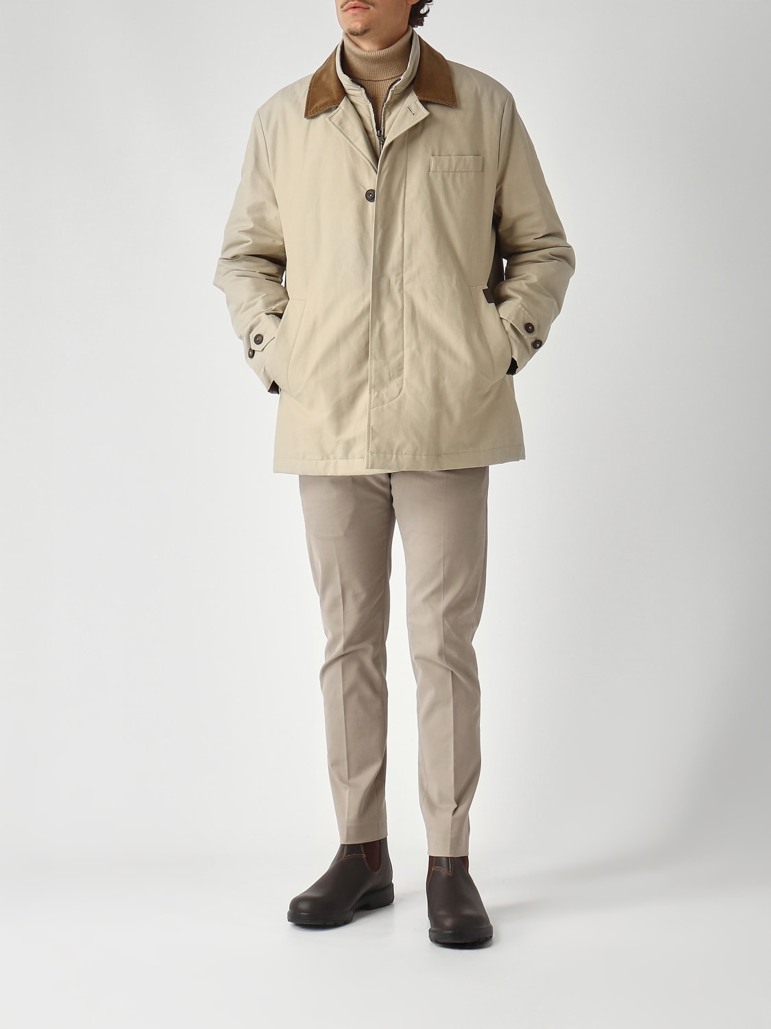 FAY JACKET: Jacket men Fay, Beige - Img 2