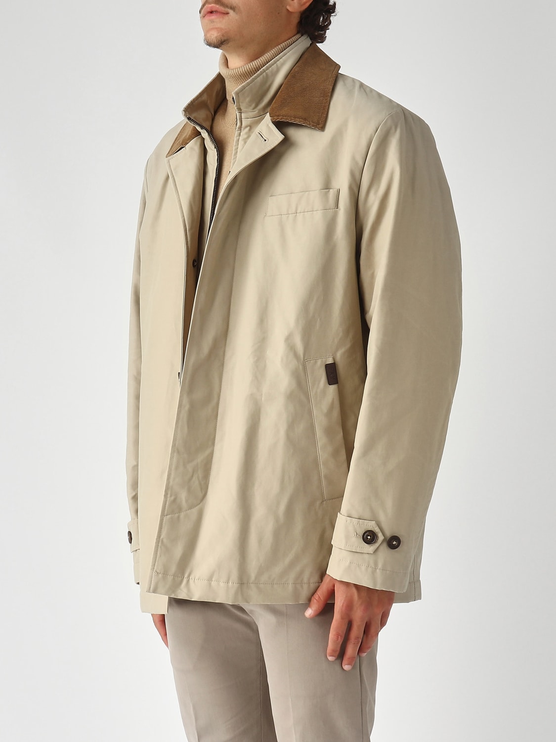 FAY JACKET: Jacket men Fay, Beige - Img 3