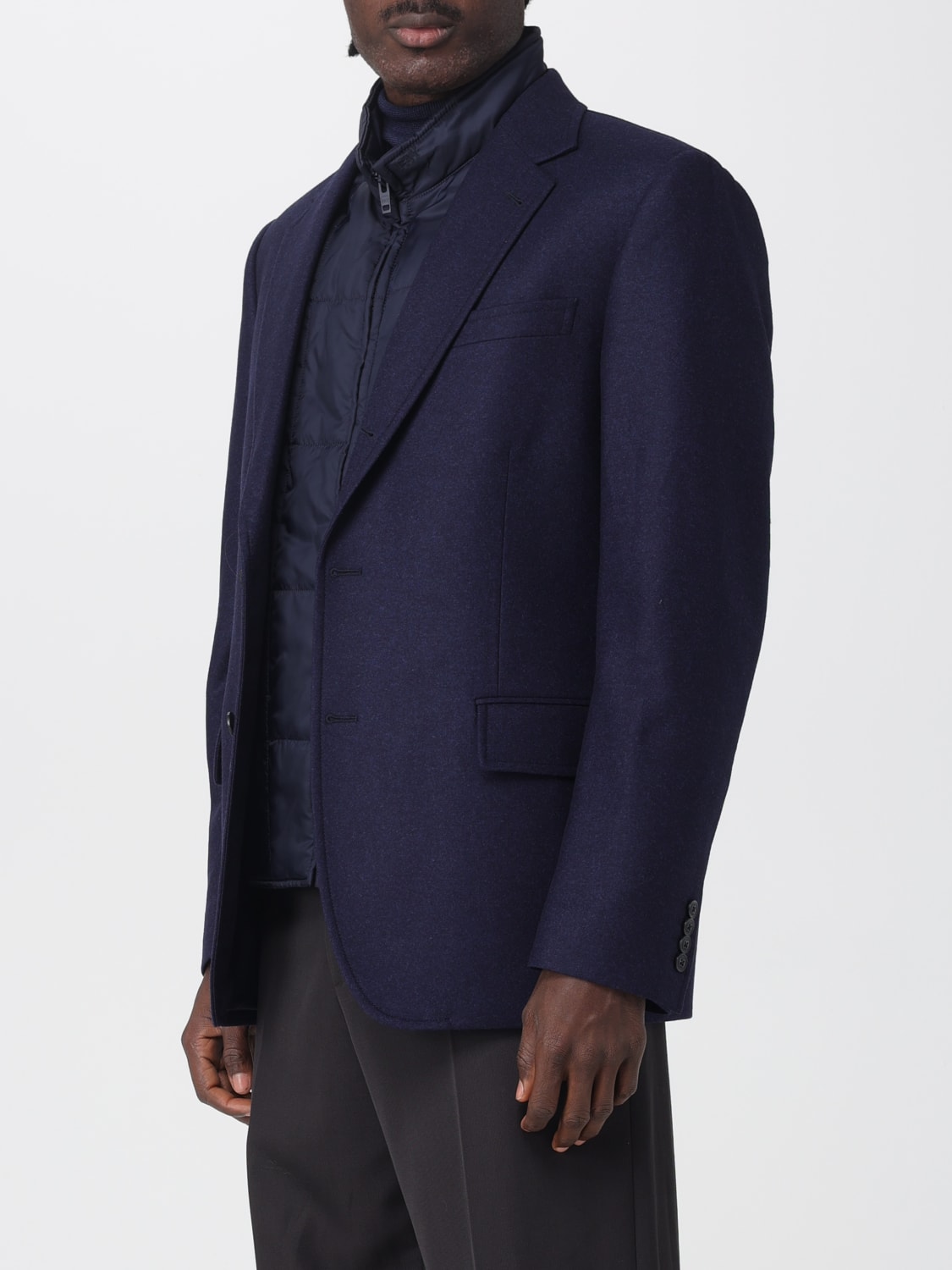 FAY JACKET: Blazer men Fay, Indigo - Img 3