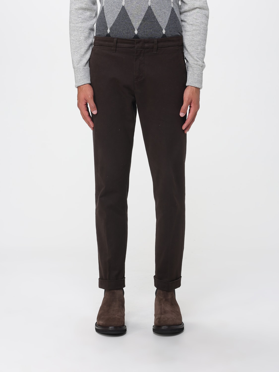 FAY PANTS: Pants men Fay, Brown - Img 1