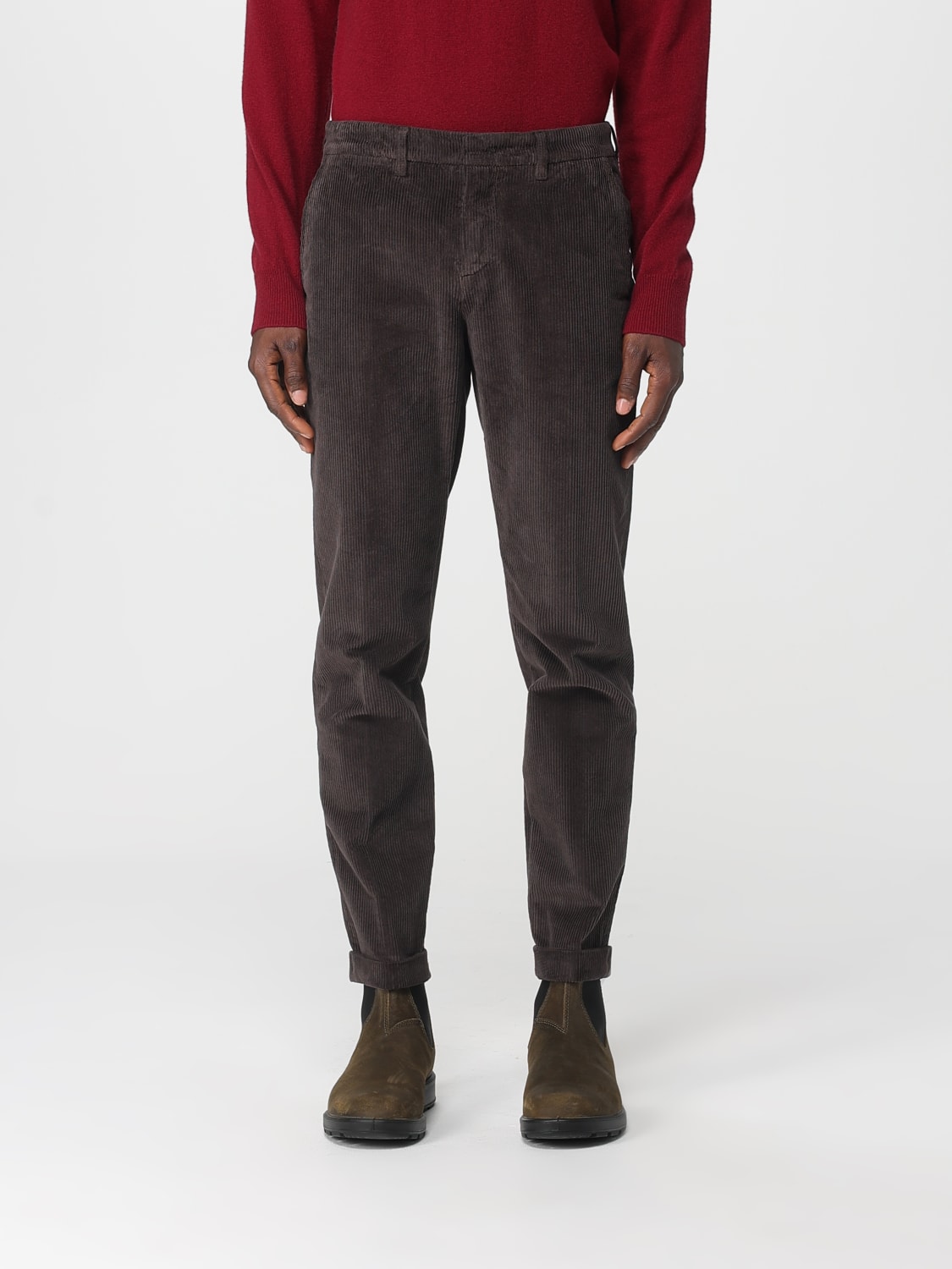 FAY PANTS: Pants men Fay, Brown - Img 1