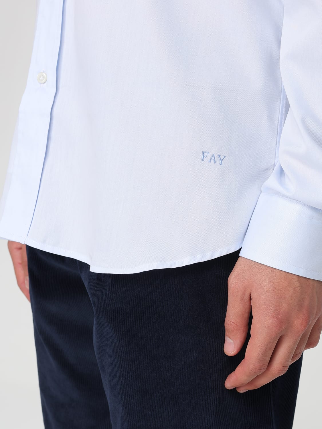 FAY HEMD: Hemd herren Fay, Hellblau - Img 3