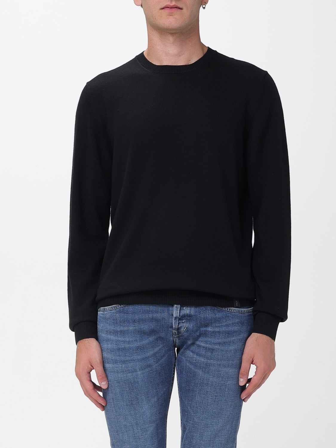 FAY PULLOVER: Pullover herren Fay, Schwarz - Img 1