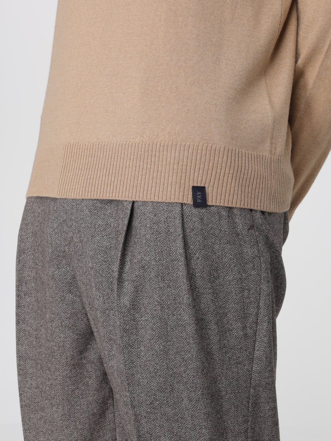 FAY PULLOVER: Pullover herren Fay, Camel - Img 3