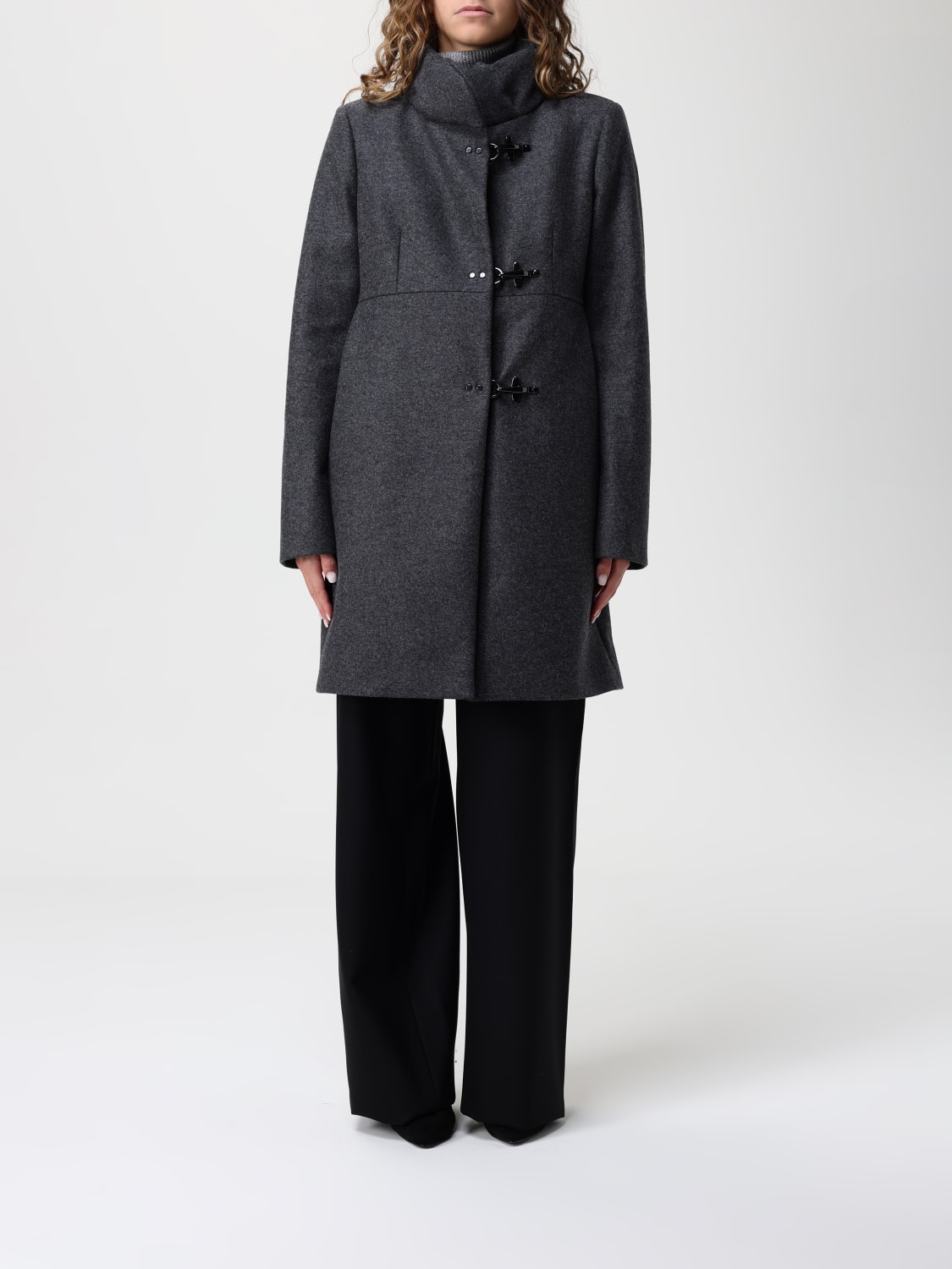 FAY COAT: Coat woman Fay, Grey - Img 1