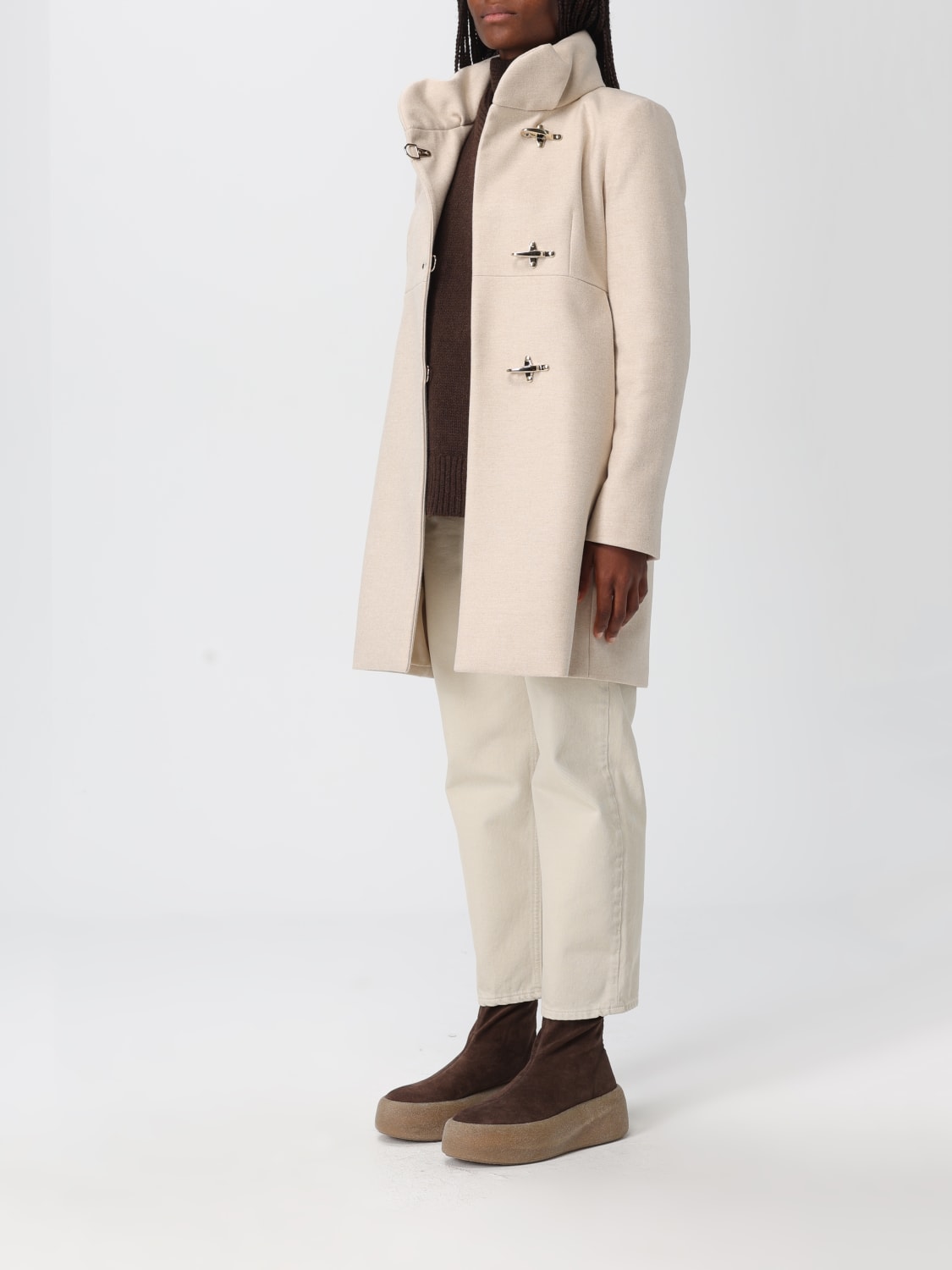 FAY COAT: Coat woman Fay, Ivory - Img 3