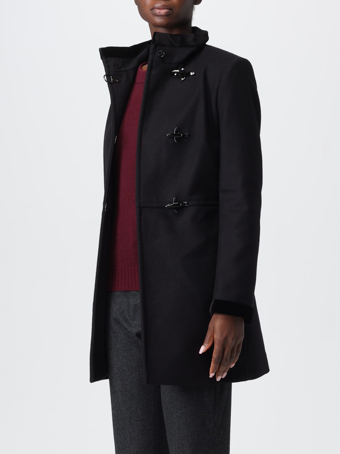 FAY MANTEL: Mantel damen Fay, Schwarz - Img 3