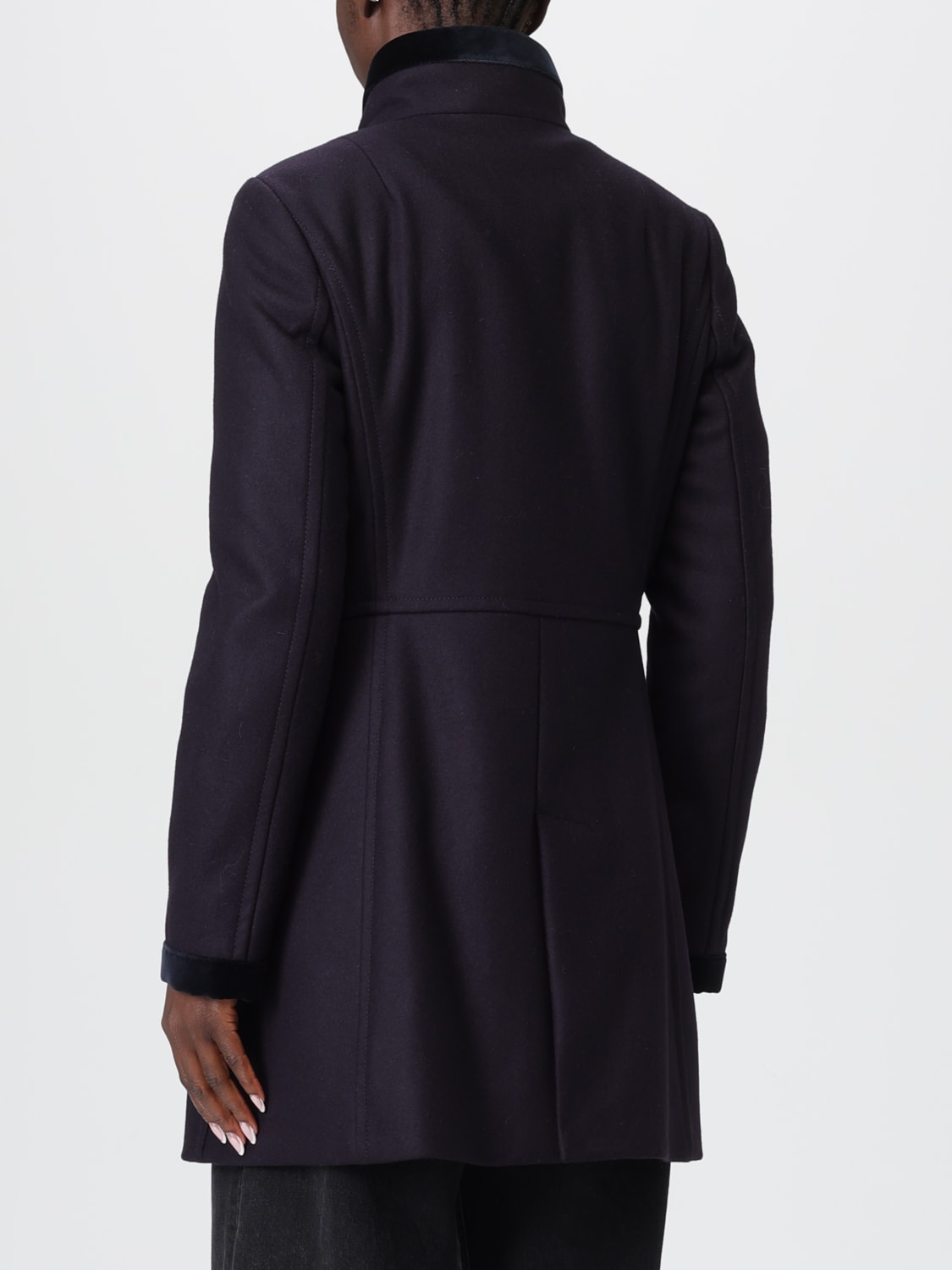 FAY COAT: Coat woman Fay, Petroleum Blue - Img 2