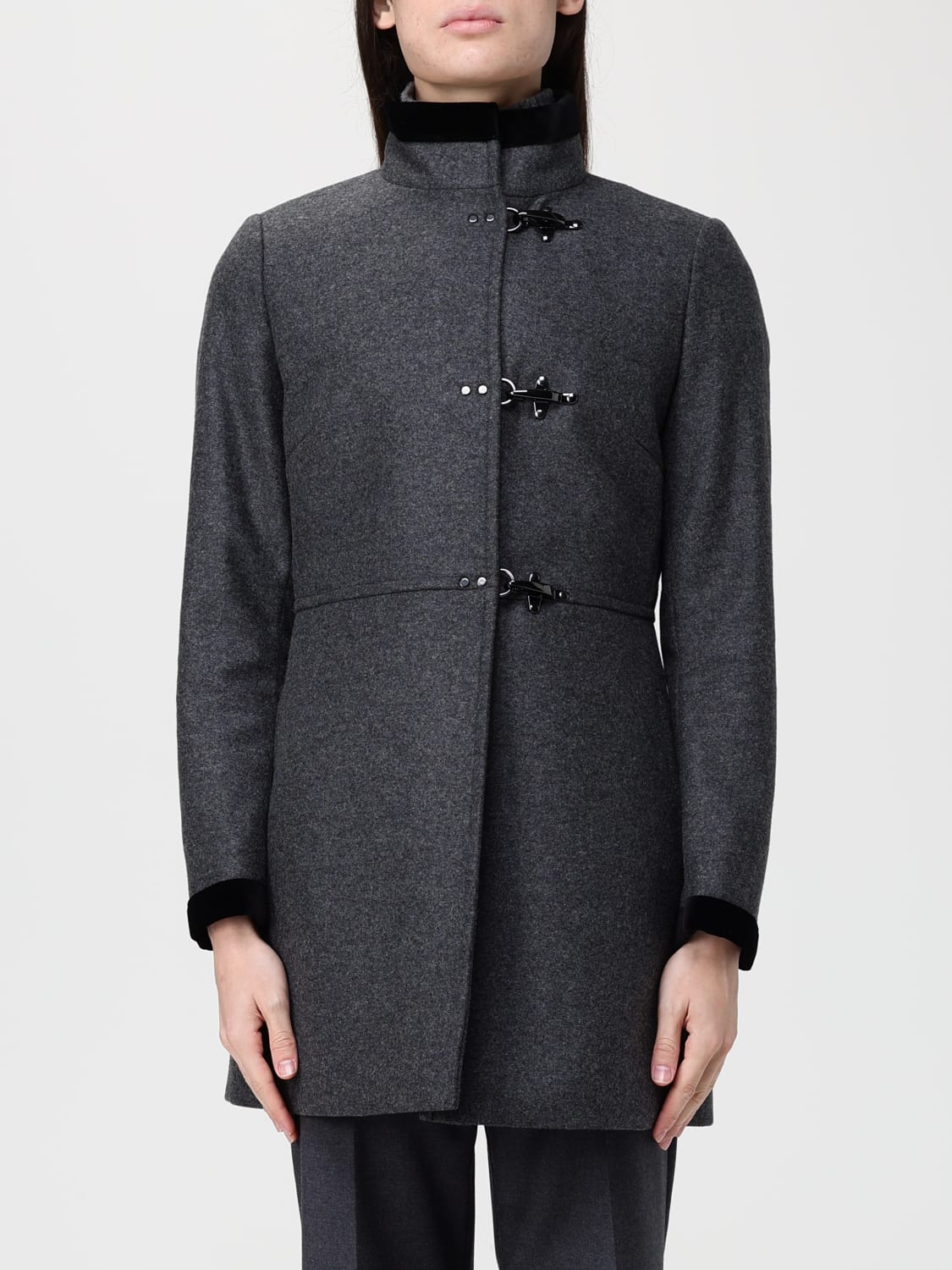 FAY ABRIGO: Abrigo mujer Fay, Gris - Img 1
