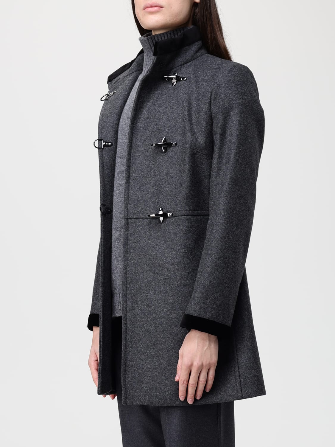 FAY ABRIGO: Abrigo mujer Fay, Gris - Img 3