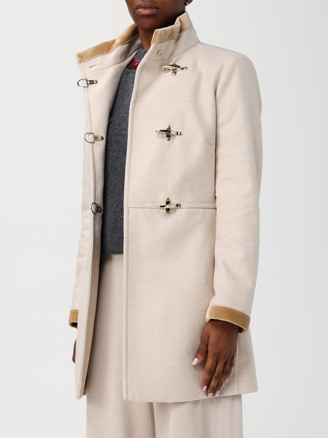 FAY COAT: Coat woman Fay, Ivory - Img 3