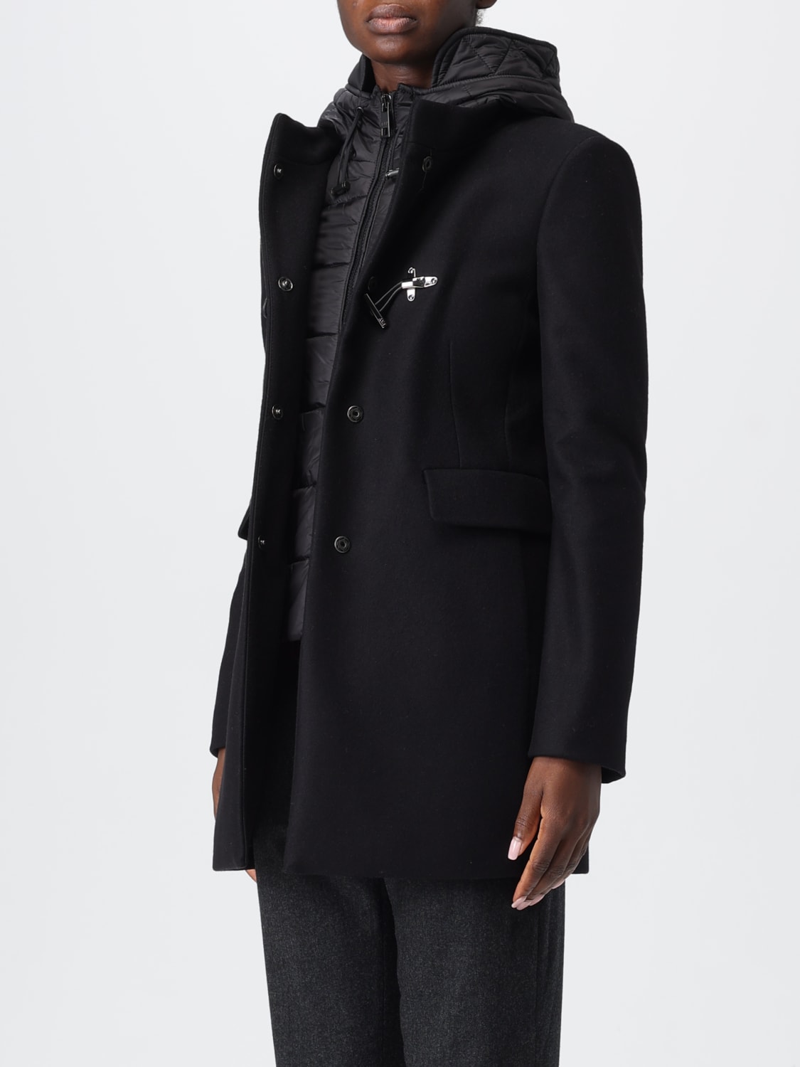 FAY MANTEL: Mantel damen Fay, Schwarz - Img 3